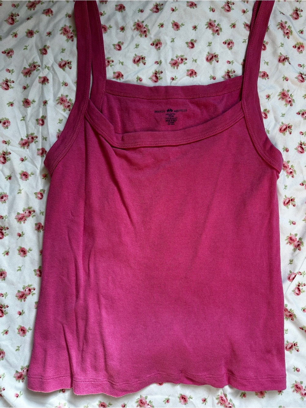 Brandy Melville Raspberry Pink Tank Top